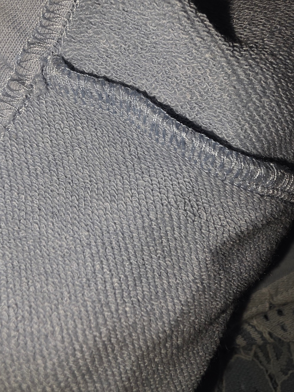 Rawrare Light Blue Lace Trim Hoodie Sweatshirt #HD10 - Picture 7 of 10